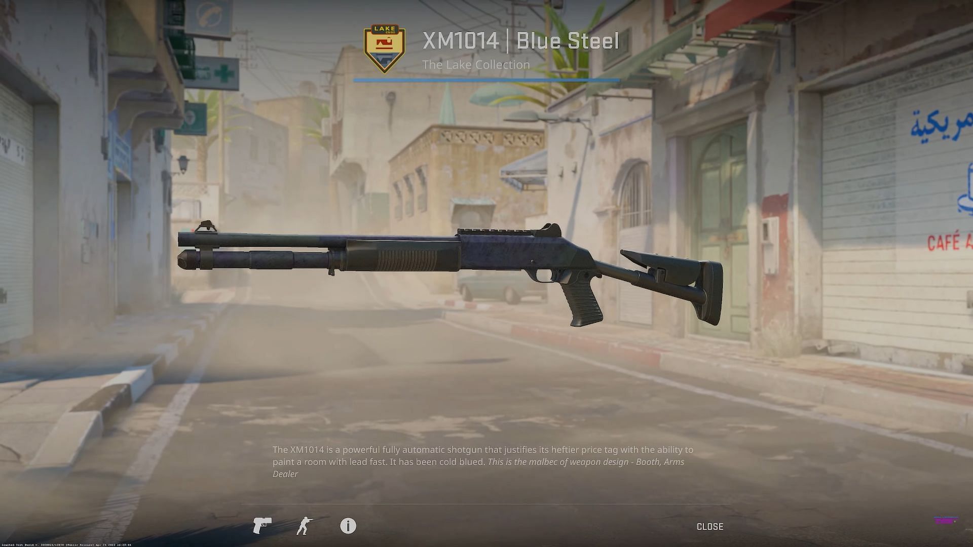 XM1014 Blue Steel (Image via Valve || YouTube/covernant)