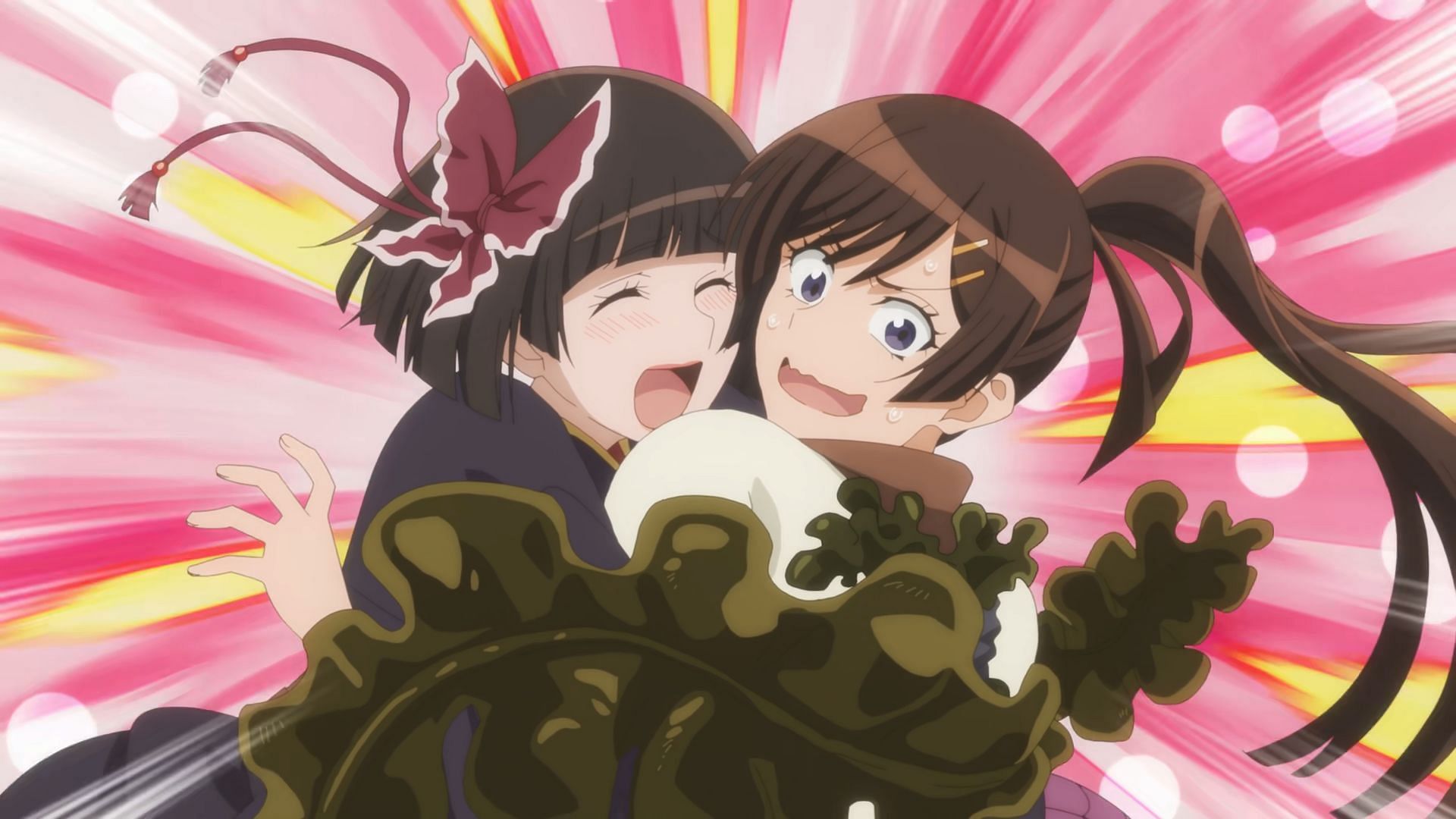 Mio and Hibiki in episode 6 (Image via J.C.Staff)