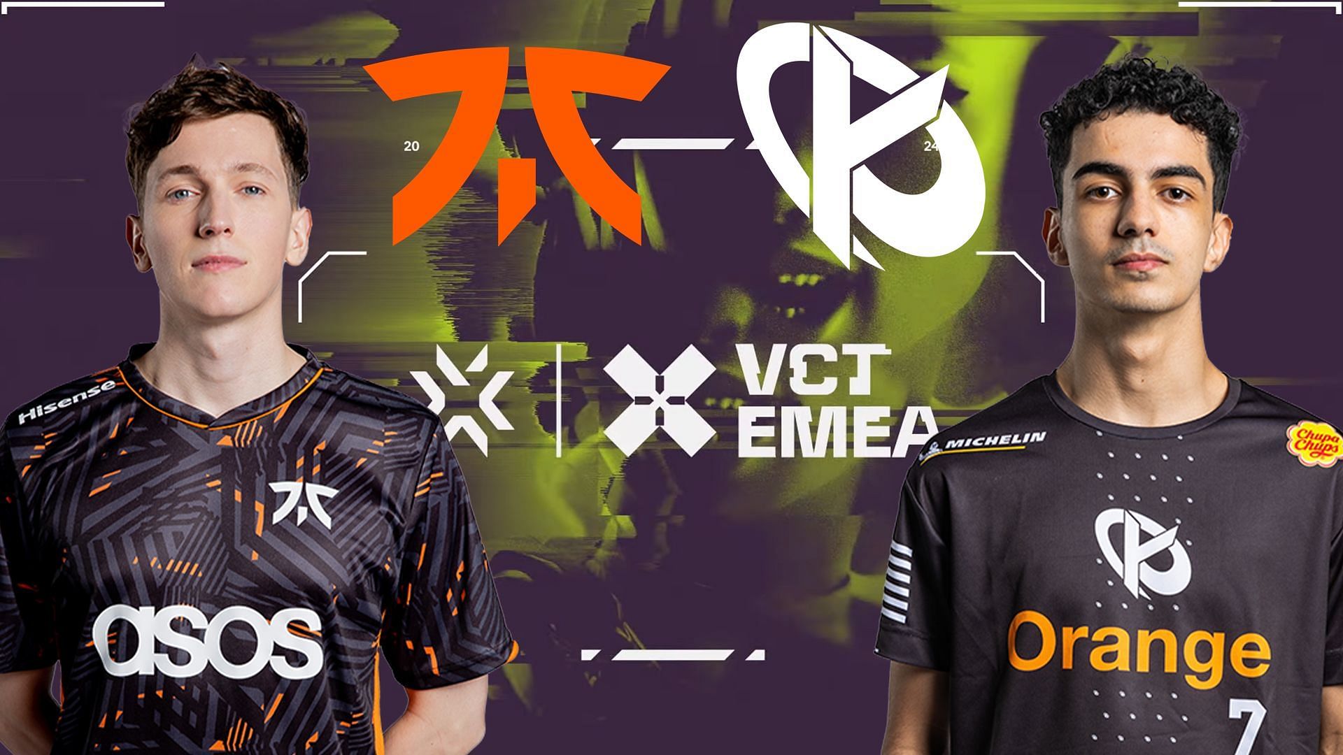 Fnatic vs Karmine Corp at VCT EMEA Kickoff (Image via Riot Games, Fnatic and Karmine Corp)
