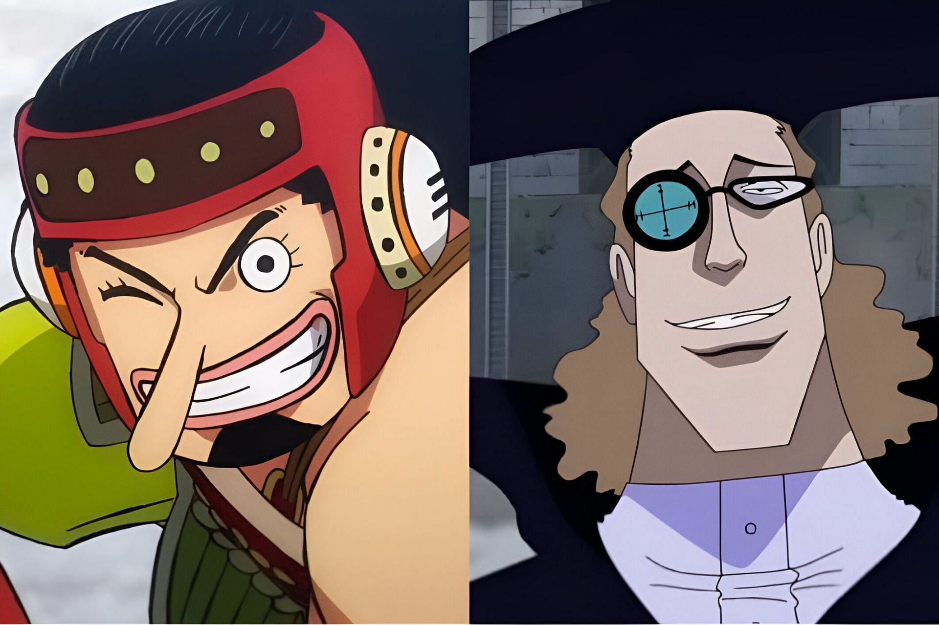 Usopp (left) and Van Augur (right) as seen in the anime (Image via Toei Animation)