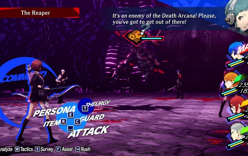 The Reaper In Persona 3 Reload Boss Guide How To Beat The Reaper