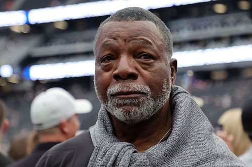 Carl Weathers during Houston Texans v Las Vegas Raiders