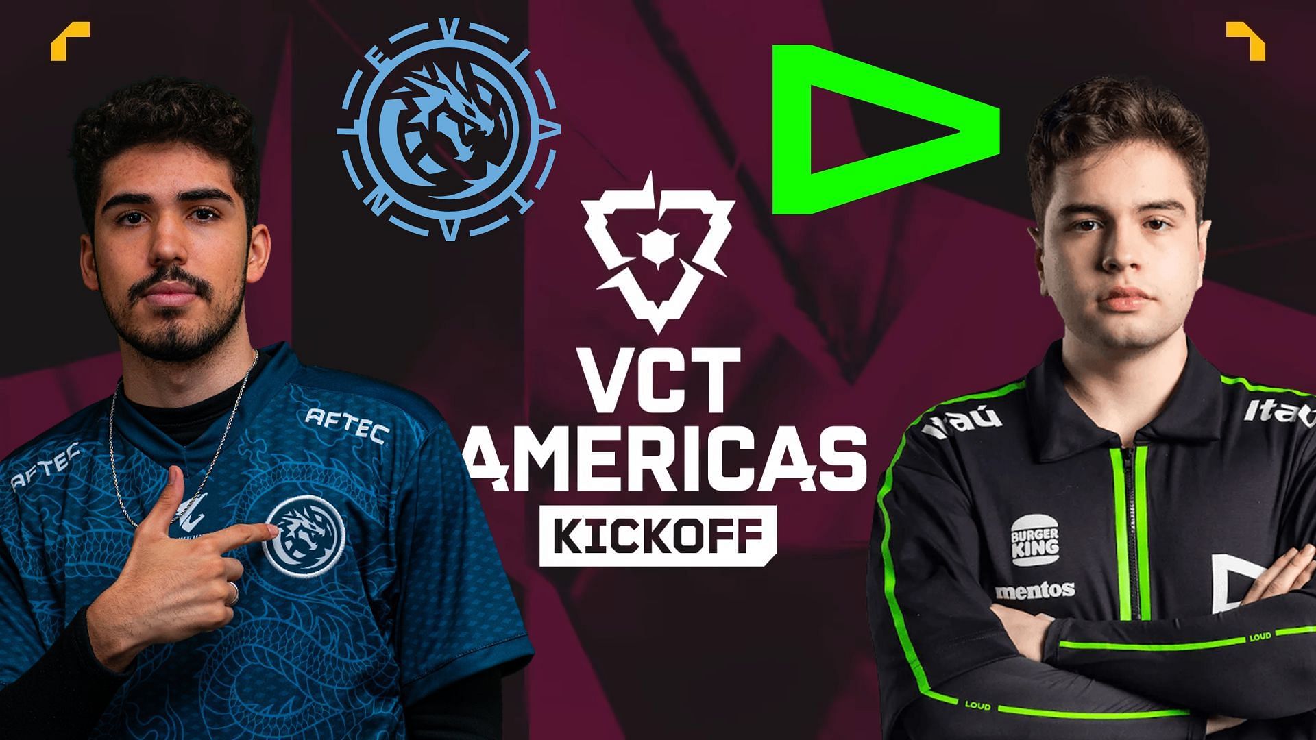 Leviat&aacute;n vs LOUD at VCT Americas Kickoff (Image via Riot Games, Leviat&aacute;n and LOUD)