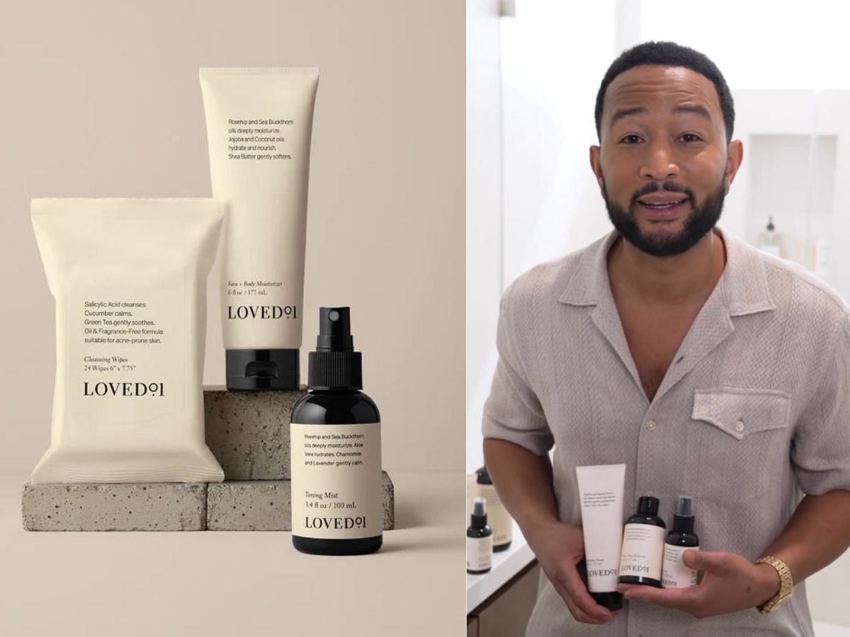 10 Affordable skincare products from Loved01 John Legend skincare line (Image via Loved01 official website)