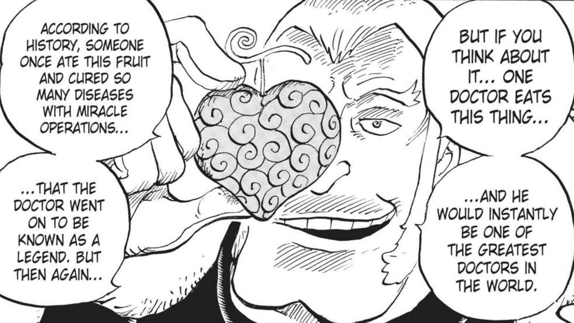 Manga panel from One Piece chapter 765 (Image via Shueisha)