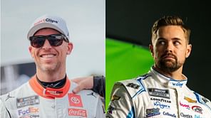 Denny Hamlin on Ricky Stenhouse Jr.'s "unfair" methods with John Hunter Nemechek during Busch Light Clash