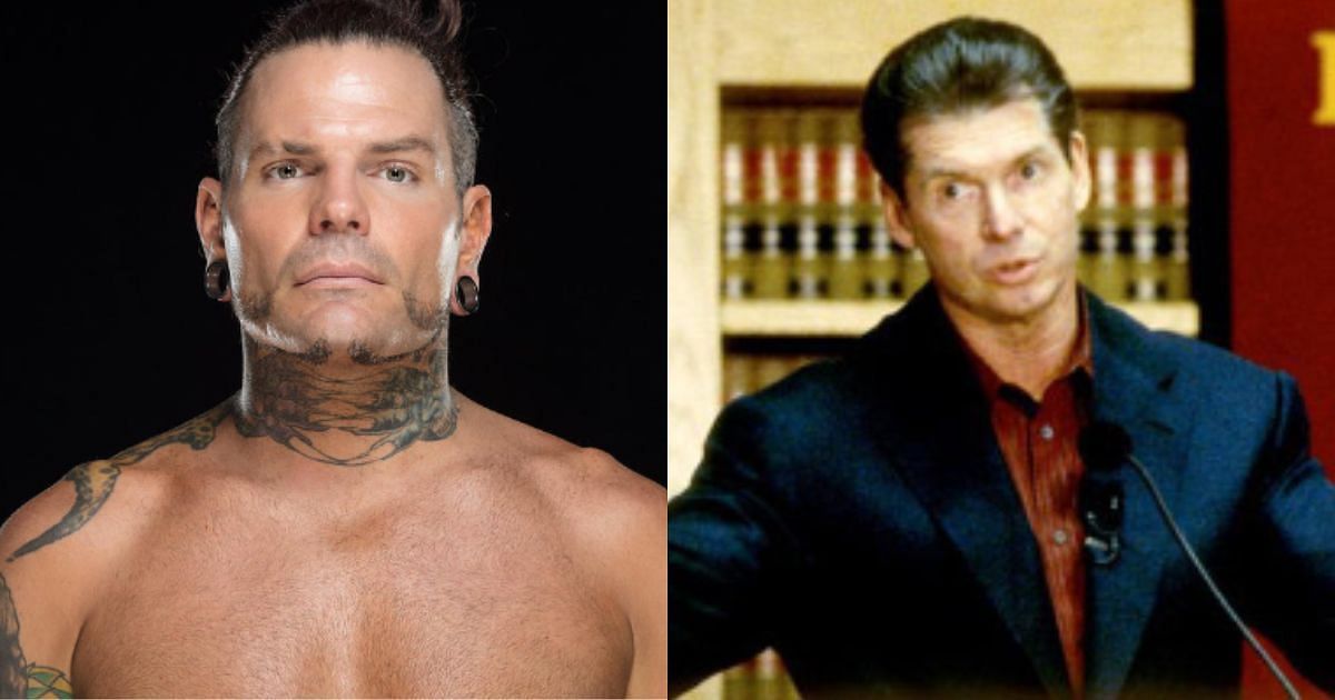 Jeff Hardy (left) and Vince McMahon (right) [Images via WWE website]