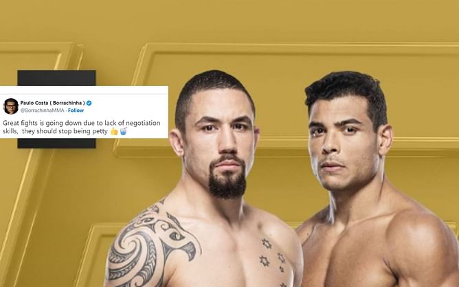 Robert Whittaker vs. Paulo Costa: Why was their fight at UFC 284 canceled?