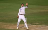 Shoaib Bashir bowls: India v England - 2nd Test Match: Day One