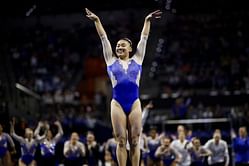 Leanne Wong, the Florida Gators gymnast who came second to Simone Biles named Gymnast of the Week by southeastern conference