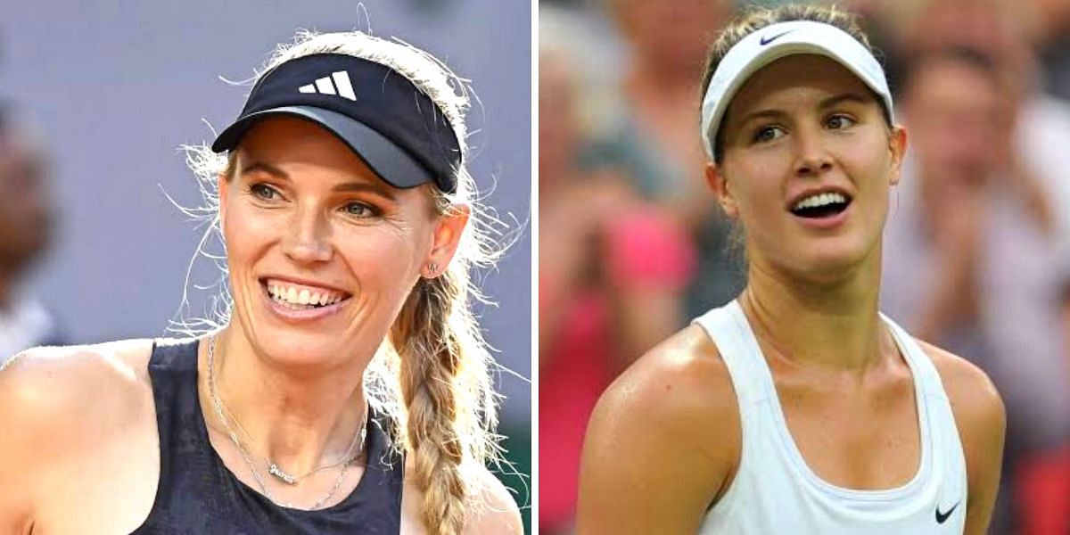 Caroline Wozniacki and Eugenie Bouchard exibition at Dallas 