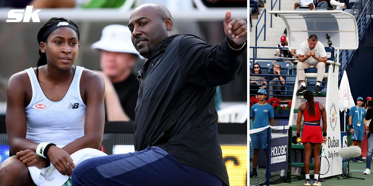 Coco Gauff&rsquo;s father Corey praises the American for speaking up against umpire