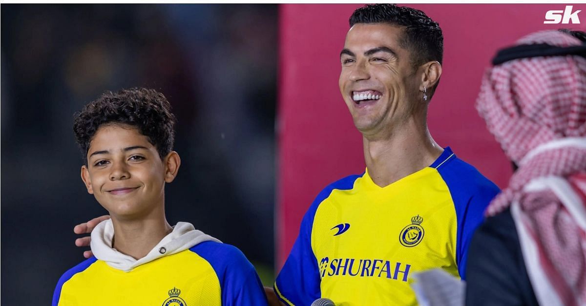 Cristiano Ronaldo r (left) and Cristiano Ronaldo