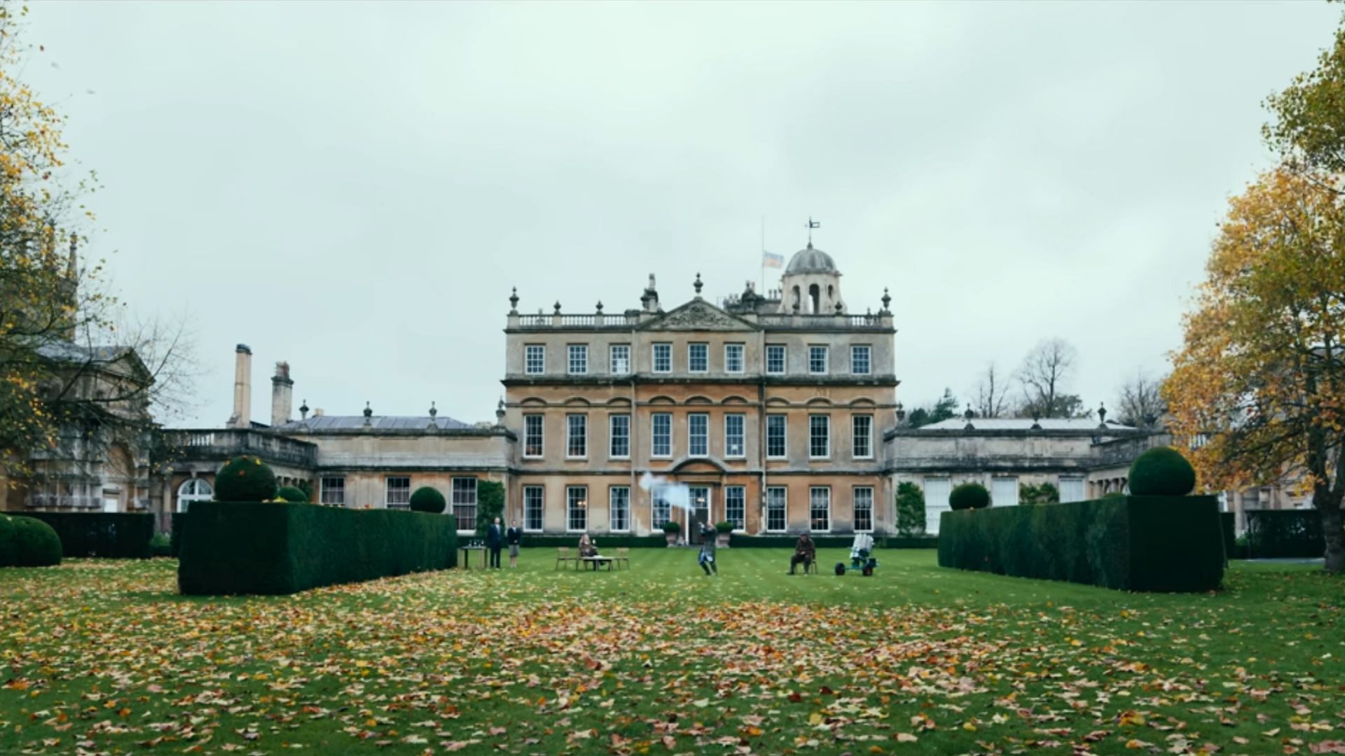 The massive Halstead property grows cannabis (Image via Netflix)