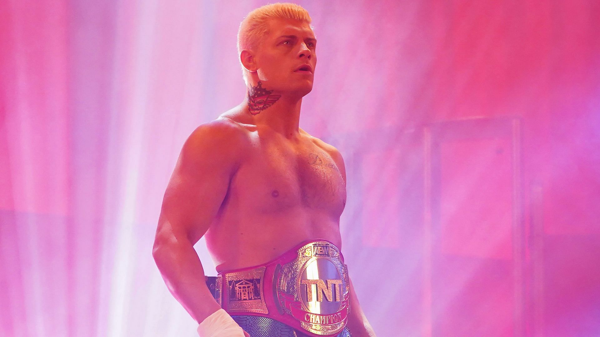 Cody Rhodes makes his entrance as TNT Champion