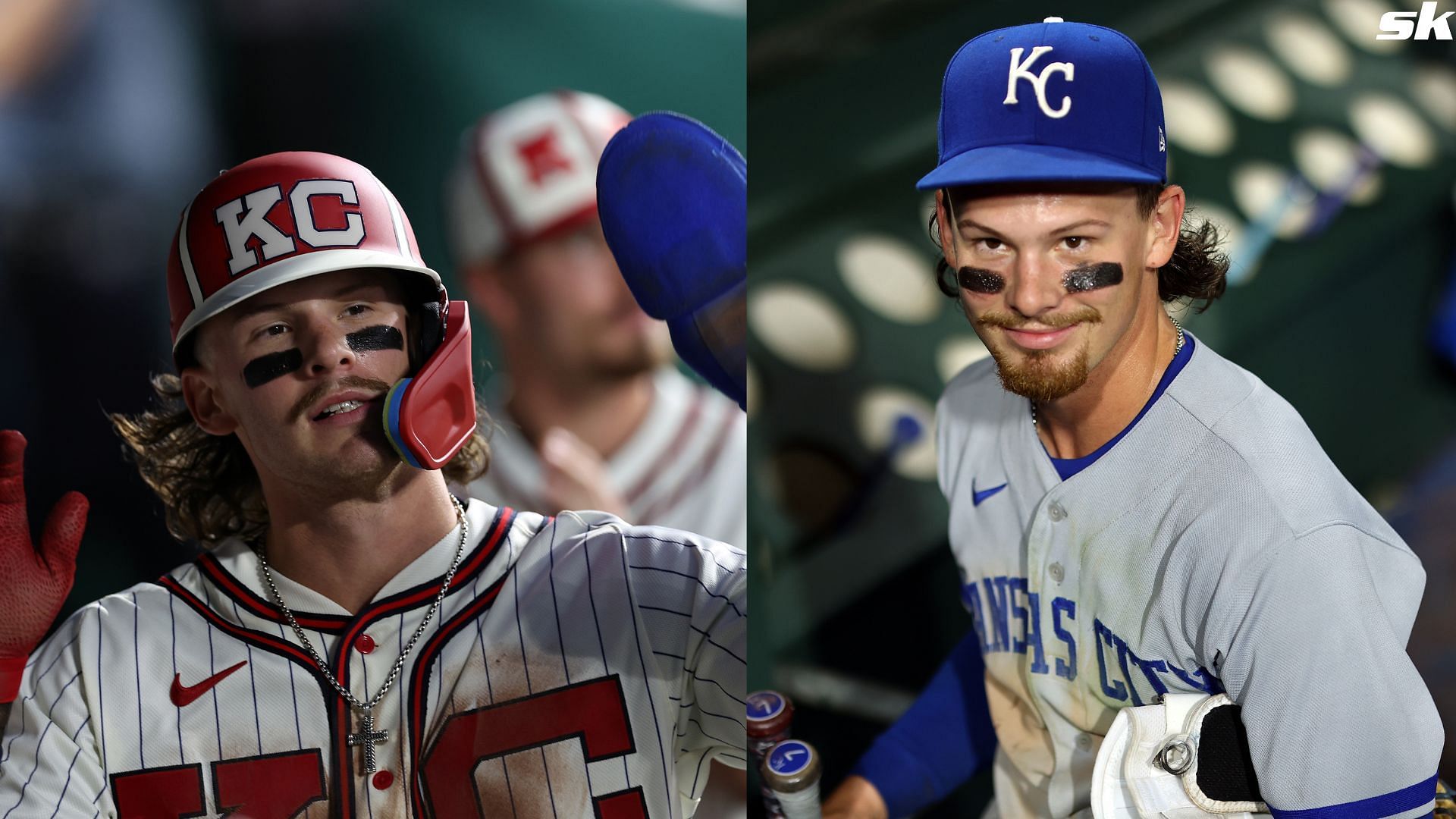 Bobby Witt Jr. of the Kansas City Royals looks on after defeating the Philadelphia Phillies at Citizens Bank Park