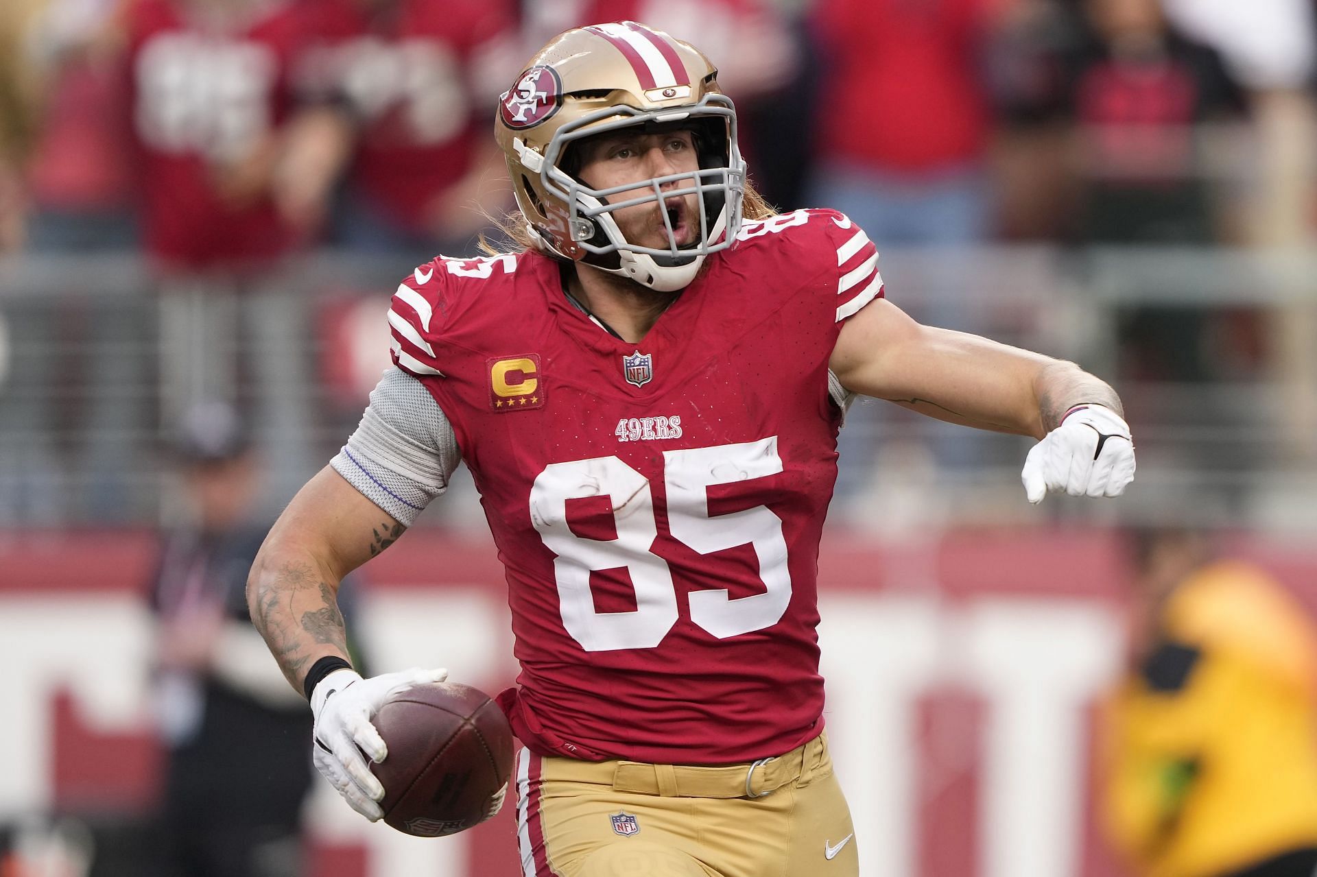 Is George Kittle playing today? Latest on 49ers TE's toe injury for ...