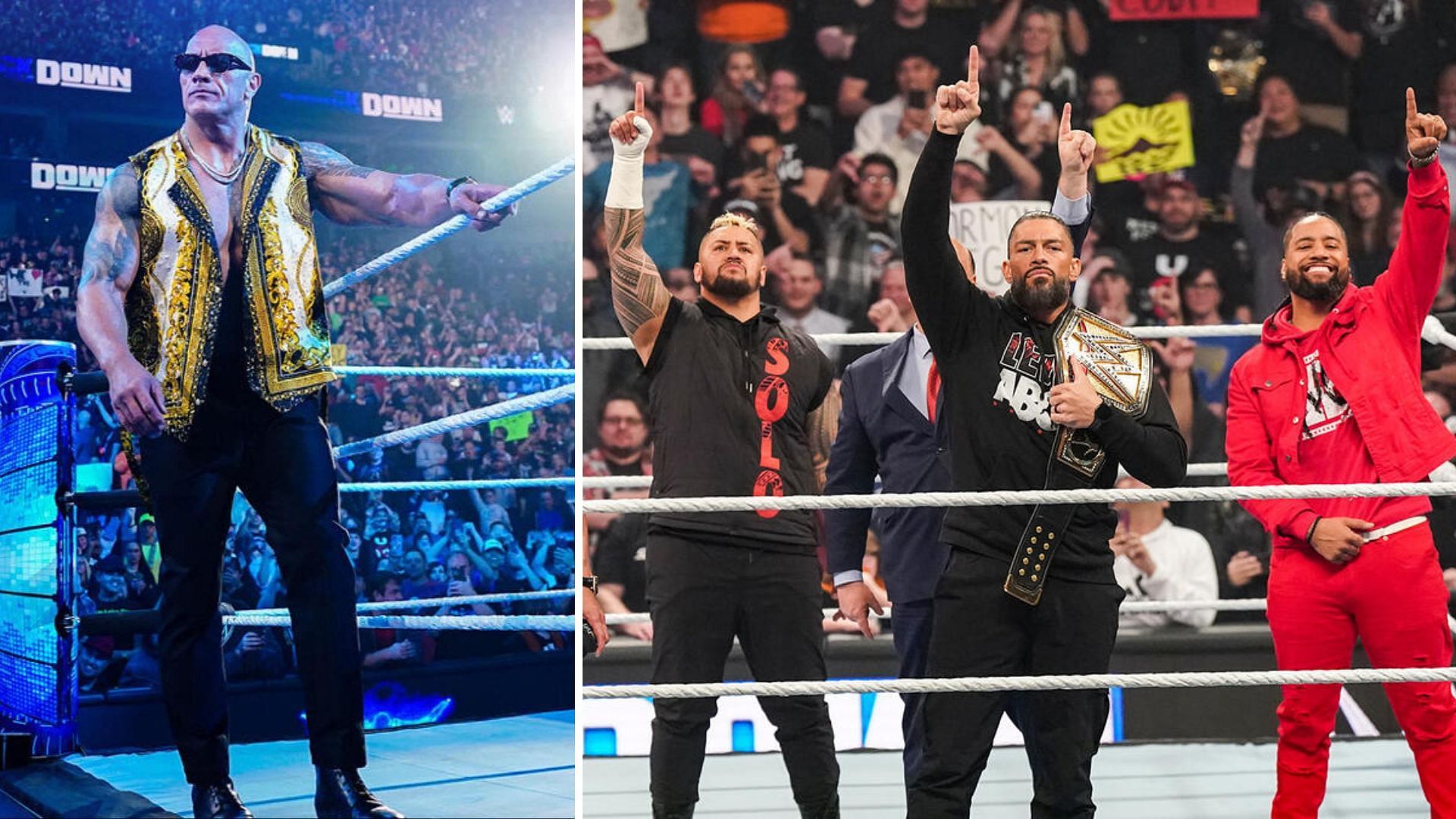 The Rock officially joined The Bloodline on SmackDown [Image credits: wwe.com]