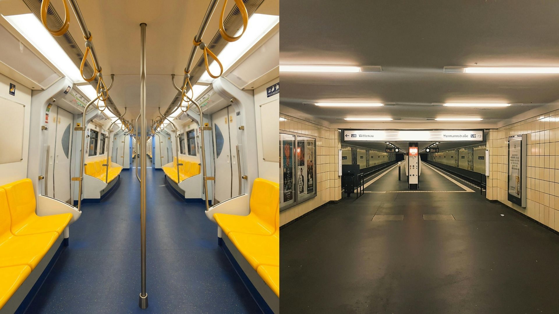 A woman hits cellist in NYC subway. (Images via Pexels)