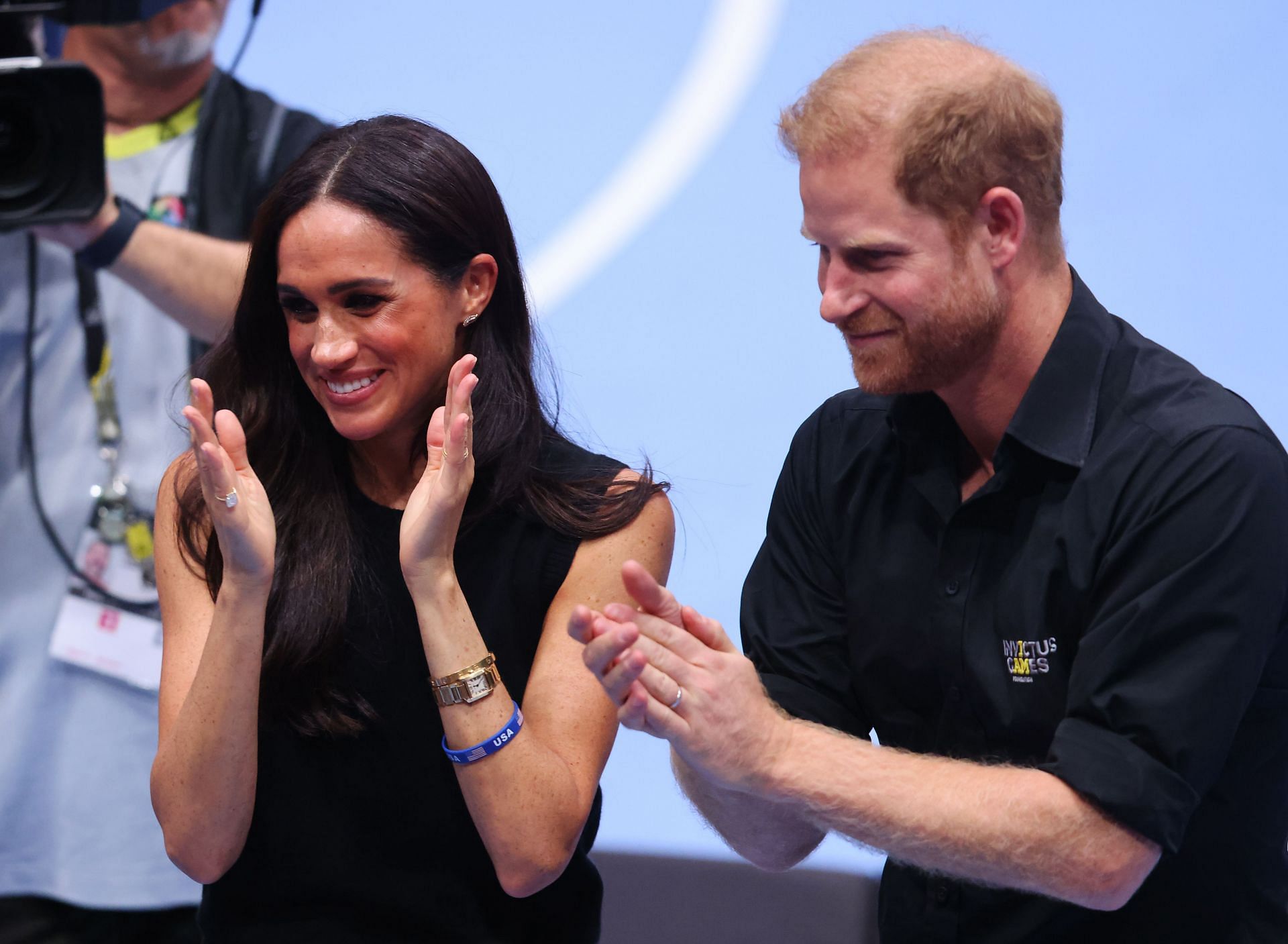 The Duke and Duchess of Sussex at the Invictus Games D&uuml;sseldorf 2023 (Image via Getty/ Joern Pollex)