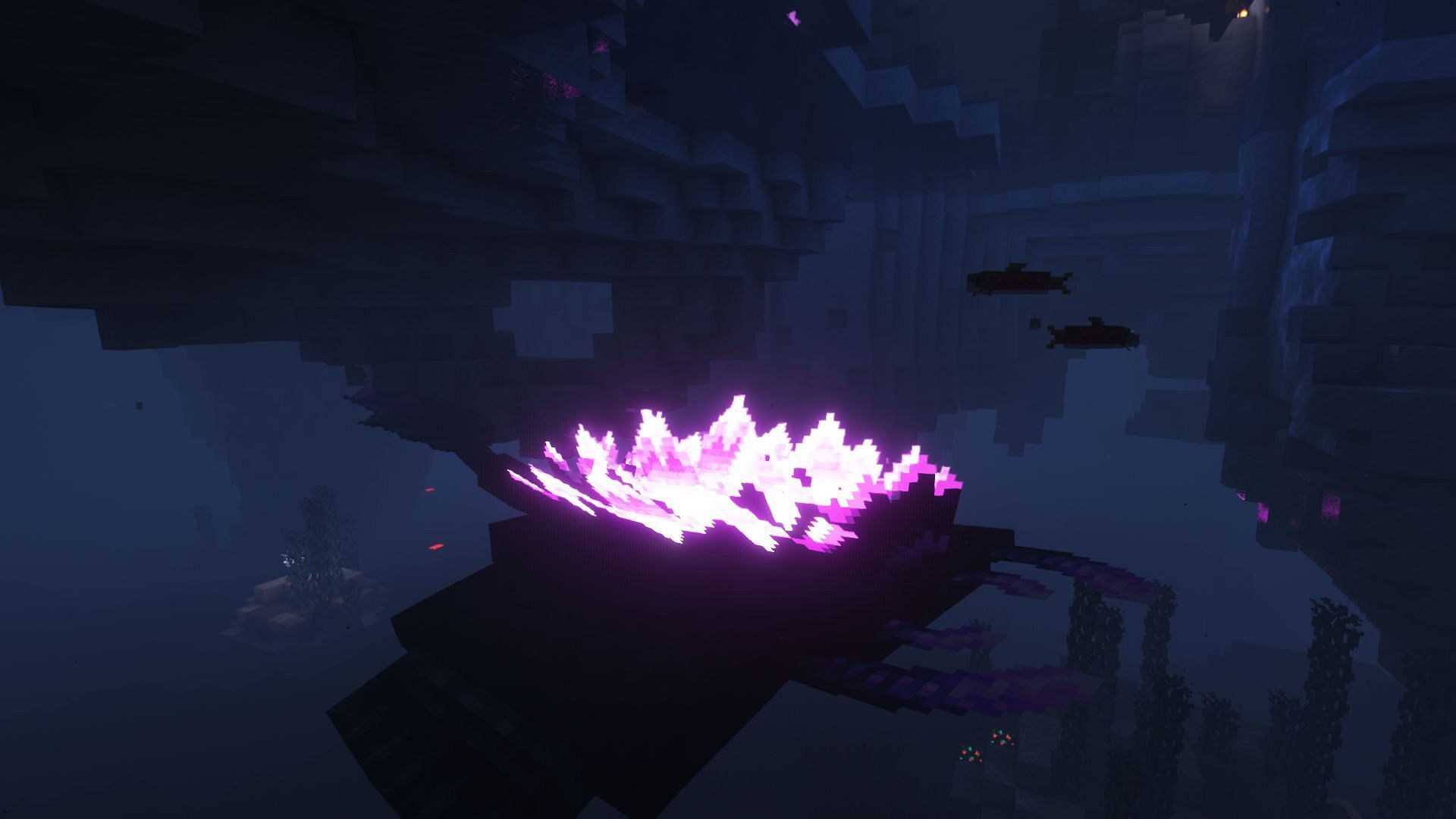 Aquamirae brings horrors to both land and sea in Minecraft (Image via Obscuria/Modrinth)