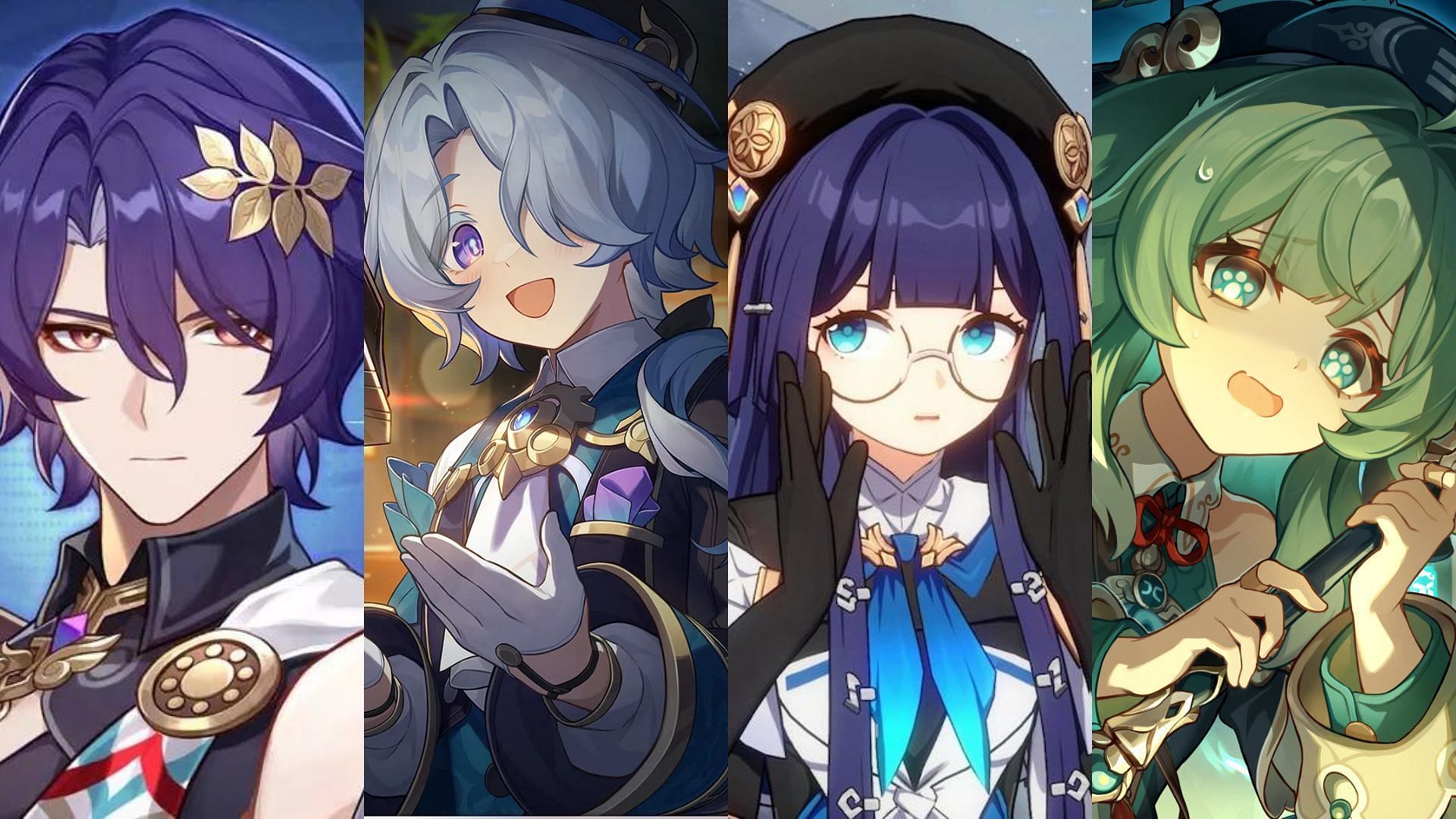 A team featuring Dr. Ratio, Misha, Pela, and Huohuo (Image via HoYoverse)