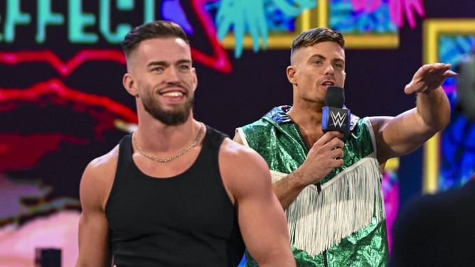 Grayson Waller breaks silence after Austin Theory gets into a real-life fight ahead WWE Elimination Chamber 2024