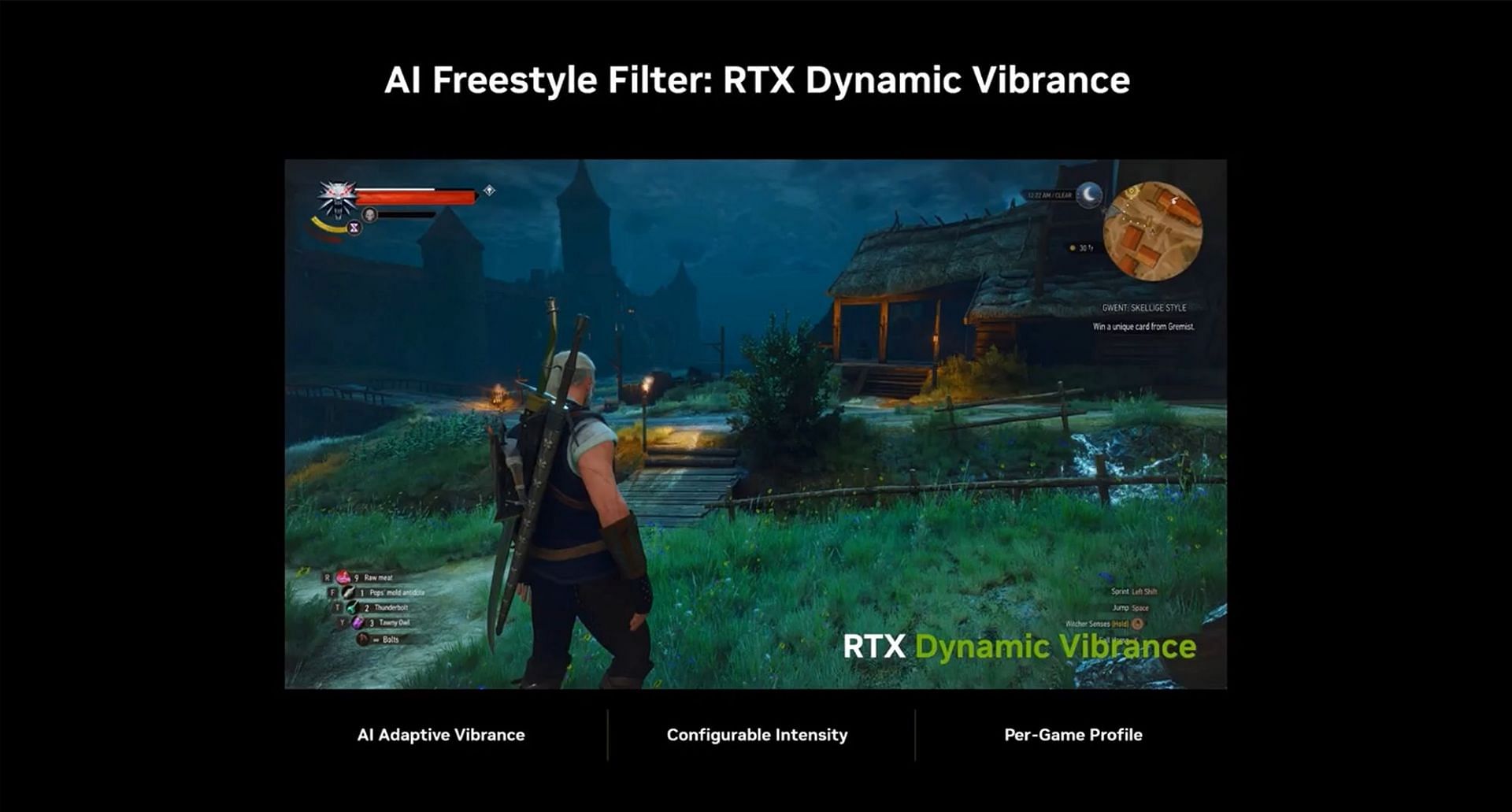 The AI Freestyle Filter feature in the new App (Image via Nvidia)