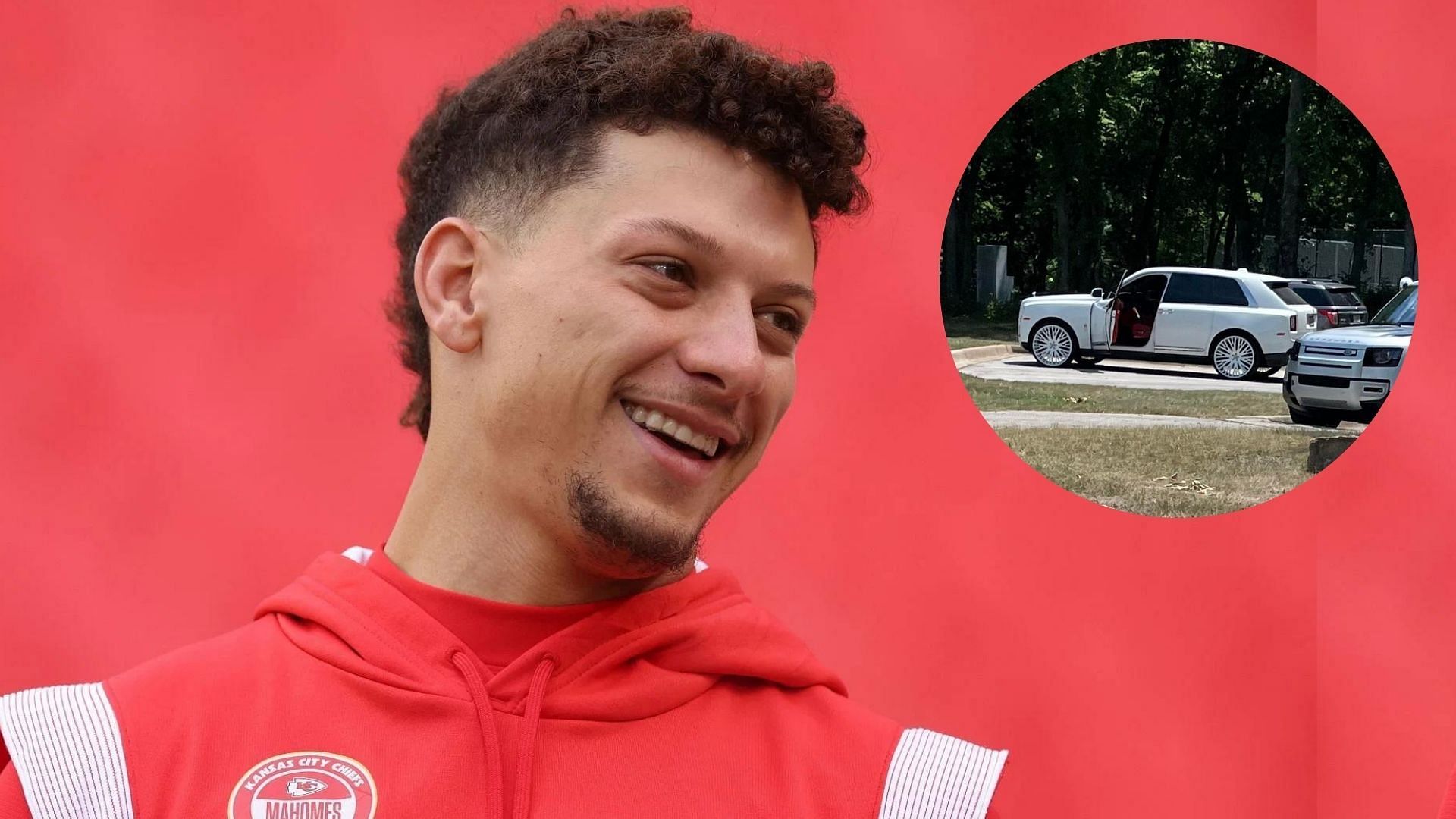 Patrick Mahomes has a Rolls Royce Cullinan in his car collection