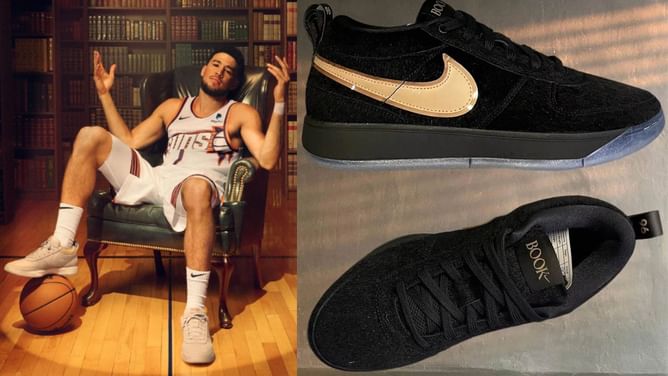 IN PHOTOS: Devin Booker's latest Nike Book 1 ‘Haven’ colorway inspired by his dog’s black fur and brown eyes