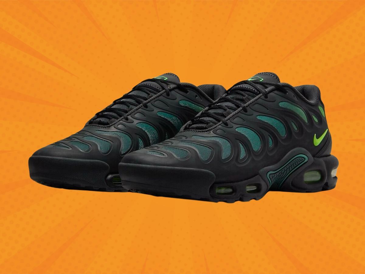 nike air max plus: Nike Air Max Plus Drift “Black/Vintage Green ...