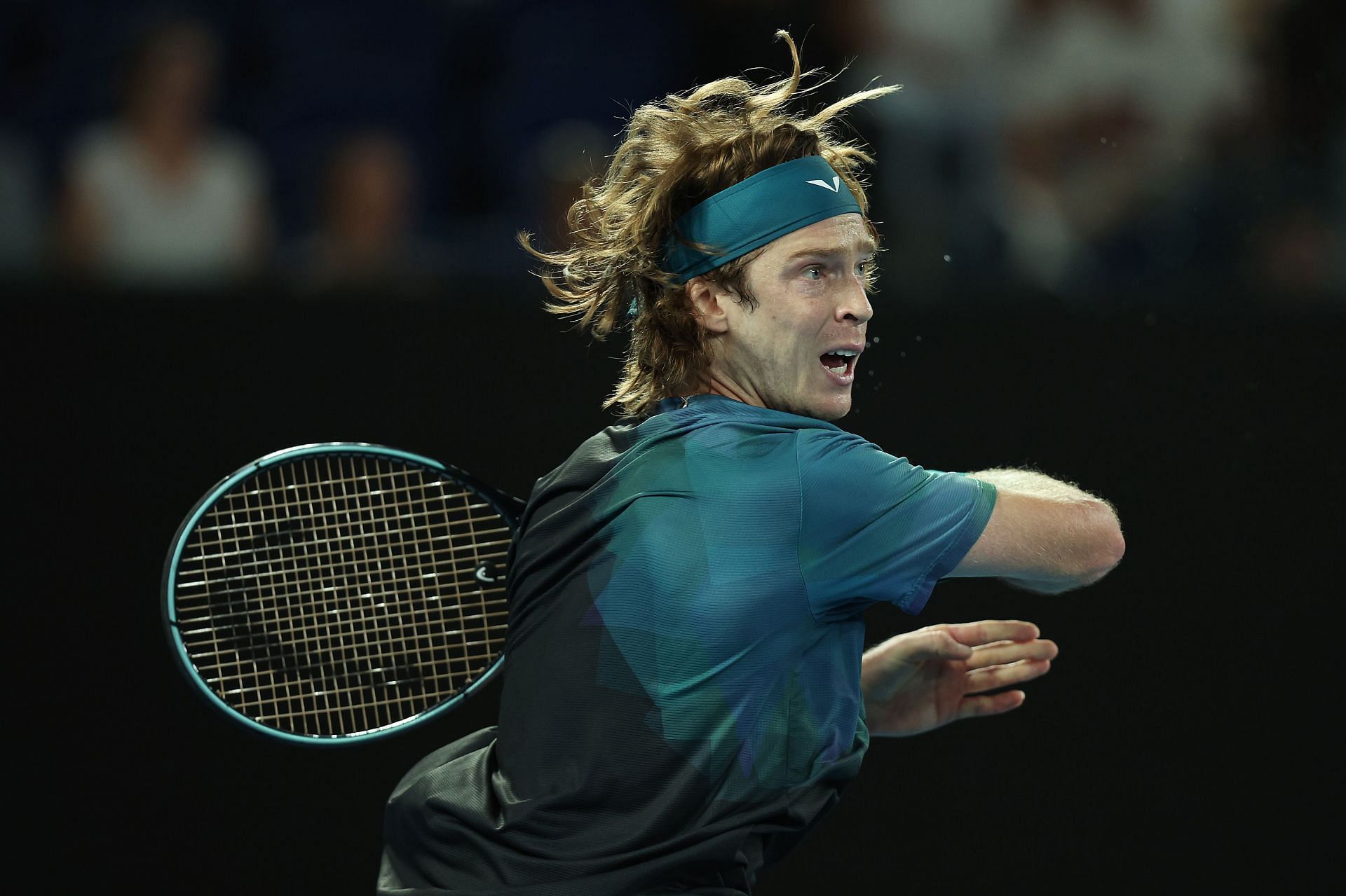 Andrey Rublev at the 2024 Australian Open