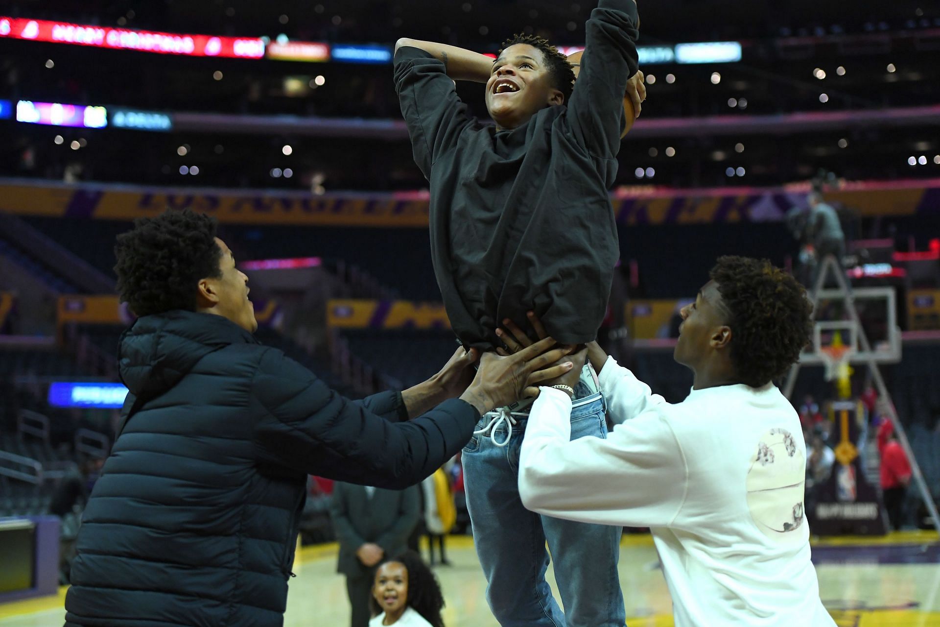 In this 2019 photo, Shaqir O&#039;Neal only played at dunking. Today, the Texas Southern forward does it legitimately.