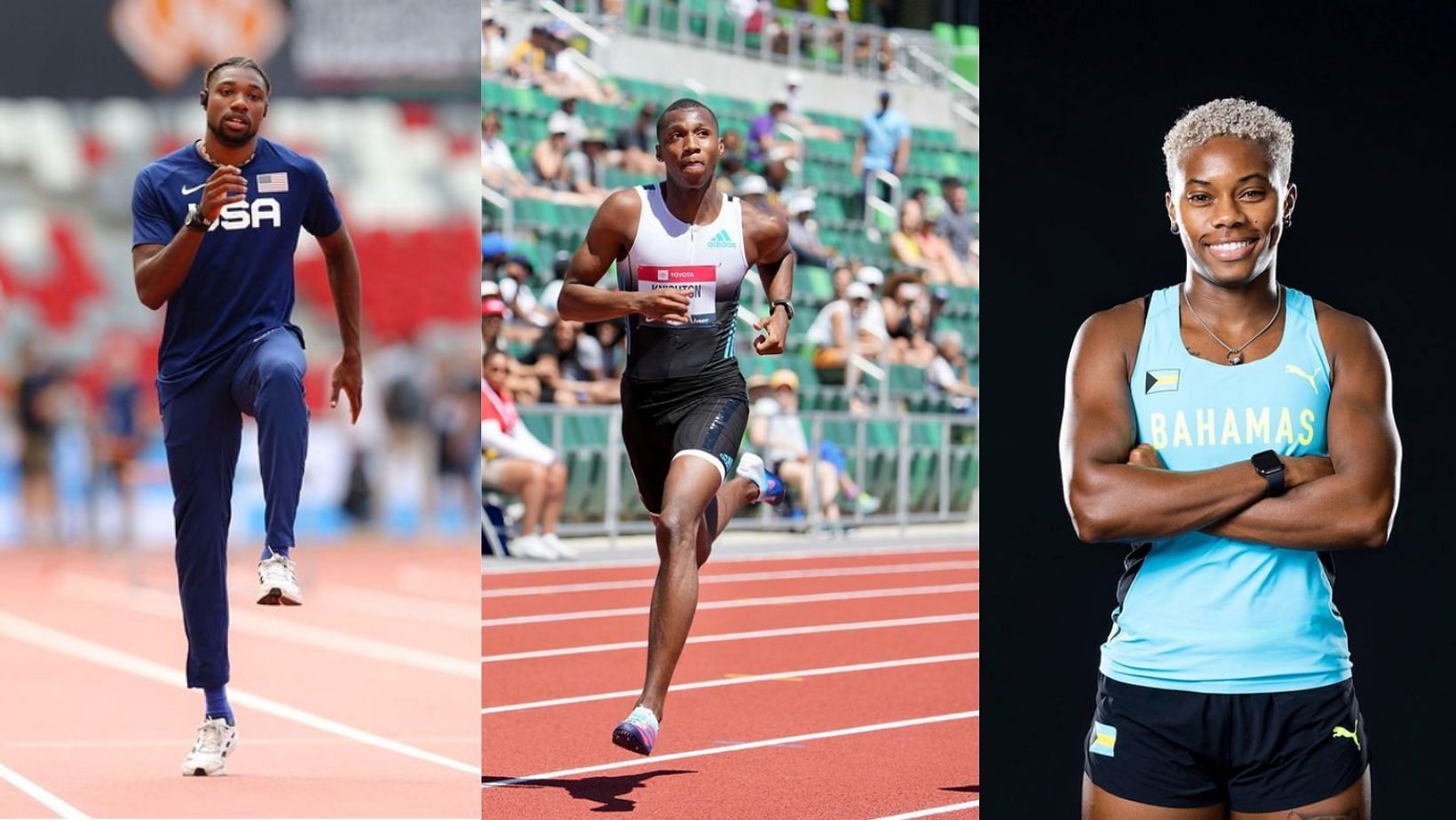 Paris Olympics 2024 Noah Lyles, Erriyon Knighton, Devynne Charlton