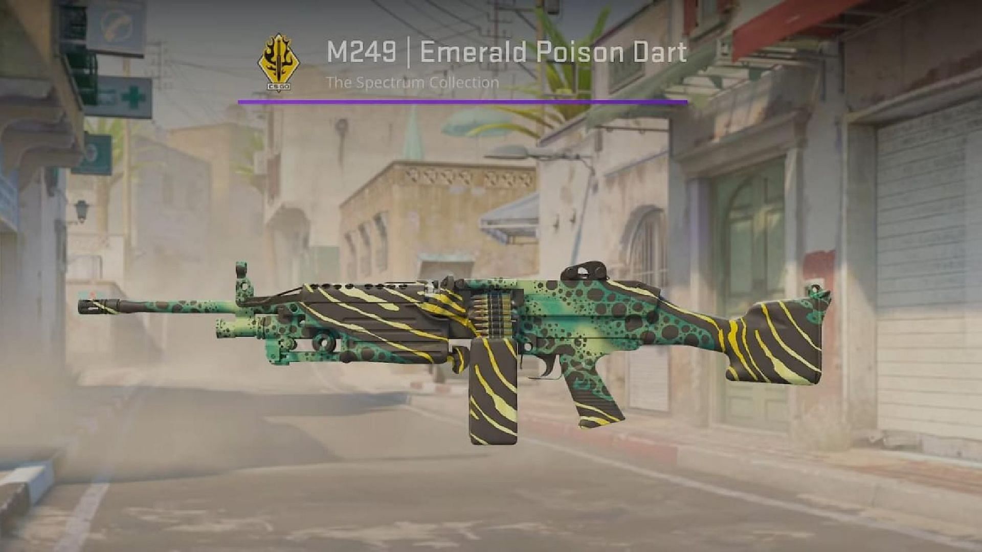 M249 Emerald Poision Dart (Image via Valve || YouTube/covernant)