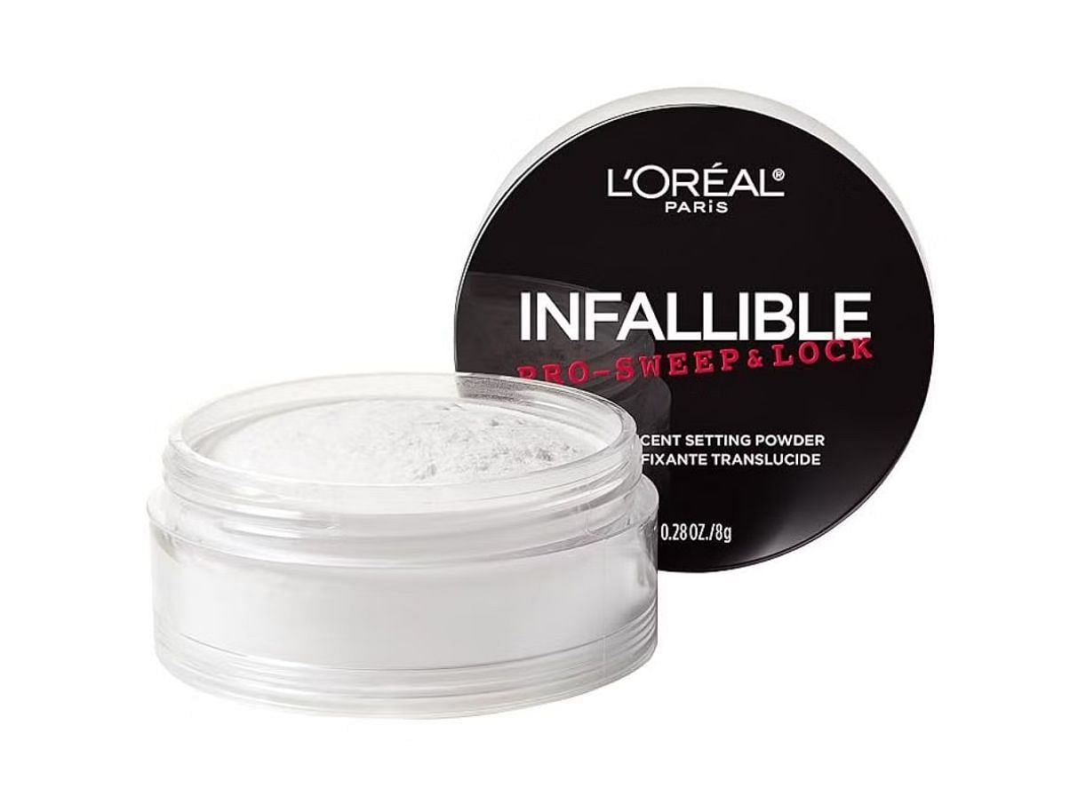 L&#039;Oreal Paris Cosmetics Infallible Pro Sweep &amp; Lock Loose Setting Powder (Image via Amazon)