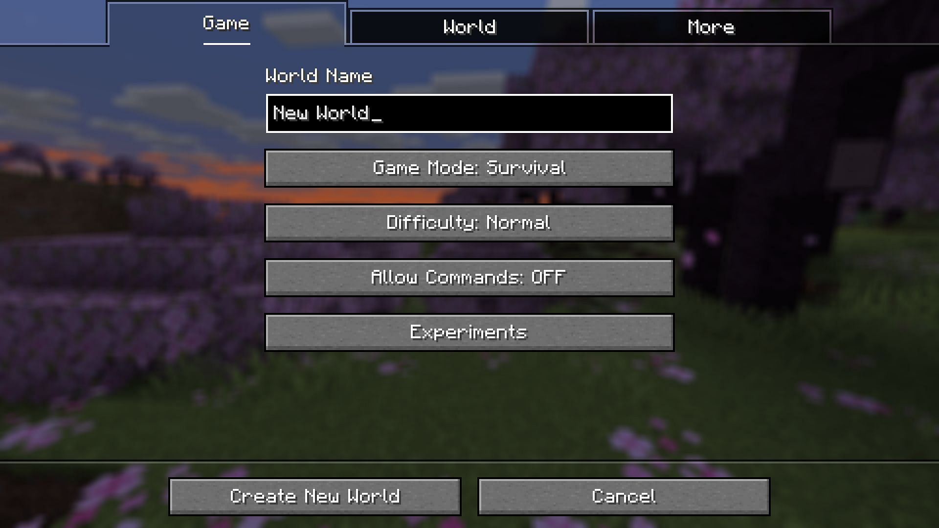 Several aspects of Minecraft&#039;s UI were updated in this snapshot (Image via Mojang)