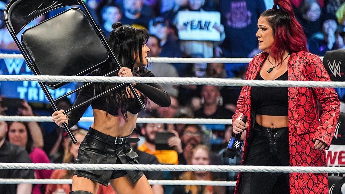 Dakota Kai and Bayley from a recent episode of WWE SmackDown.