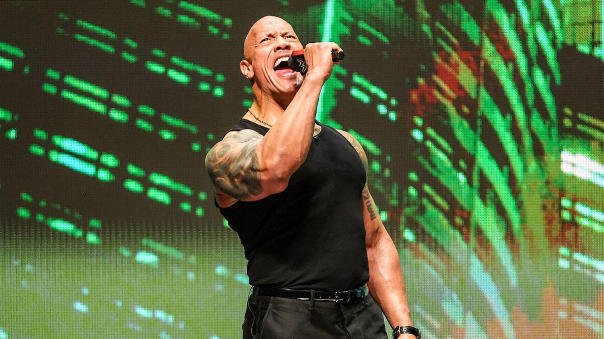 The Rock at WrestleMania Kickoff!