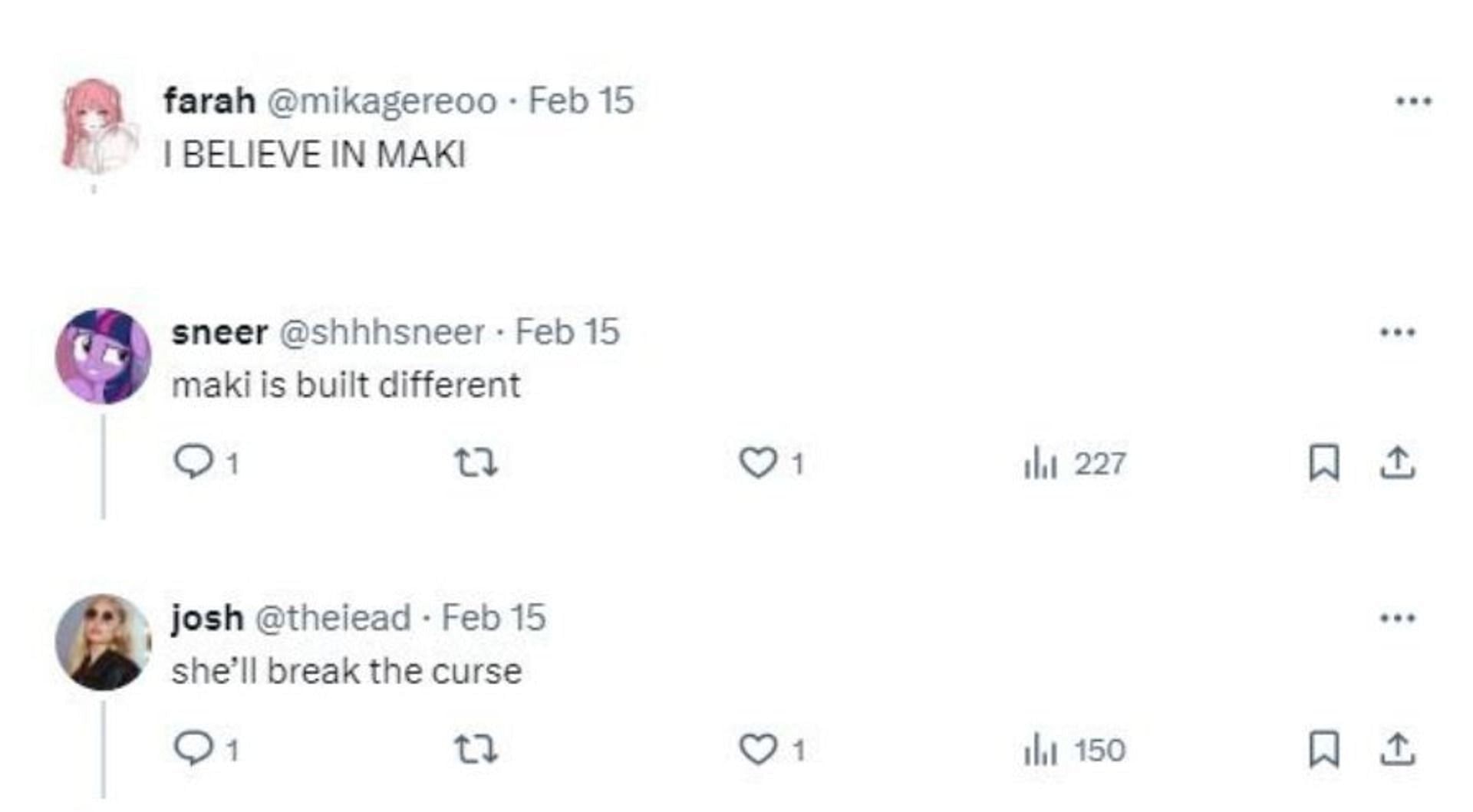 Fans react to Maki&#039;s introduction in Jujutsu Kaisen chapter 251 spoilers (Image via X/@NORBOLOGY)