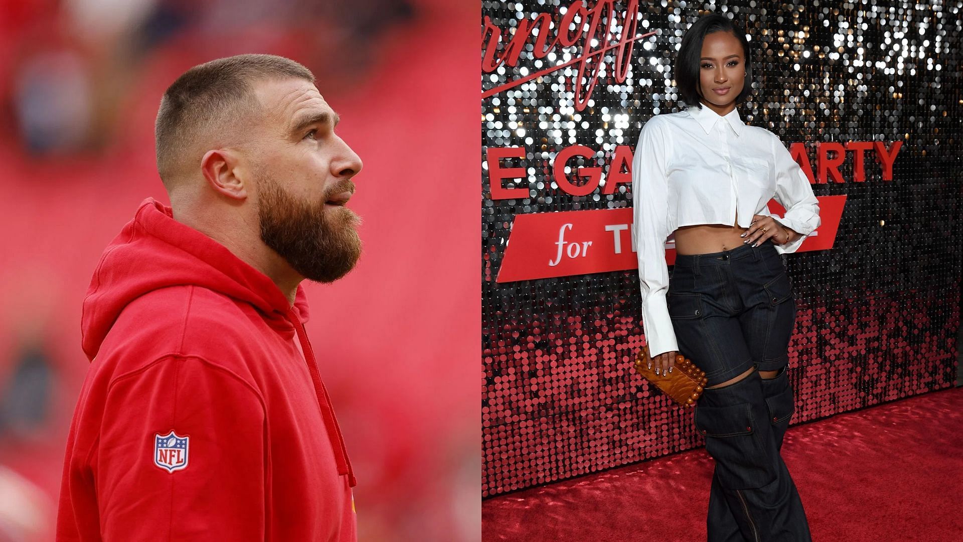 Travis Kelce and his ex-girlfriend Kayla Nicole