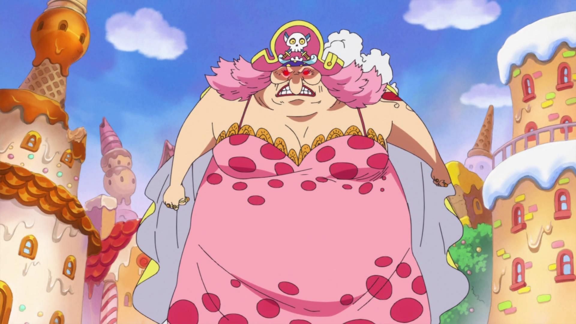 Big Mom aimed to empower her crew by adding Loki&#039;s army of Giants to it (Image via Toei Animation)