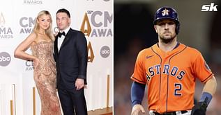 "They actually cut the floor up folks!" - Astros star Alex Bregman's date night with wife Reagan invokes fans' admiration