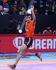 Amirmohammad Zafardanesh in action (Credits: PKL)
