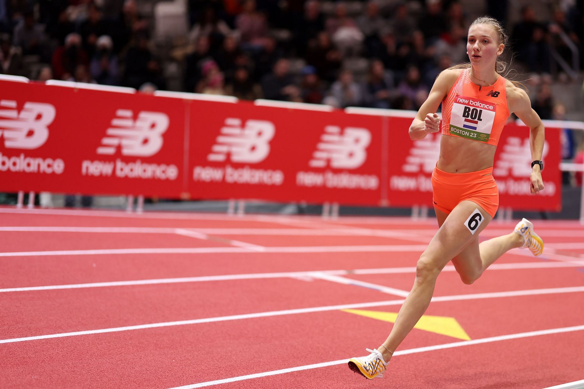 Femke Bol will also be in action at the indoor meeting. (Photo by Maddie Meyer/Getty Images)