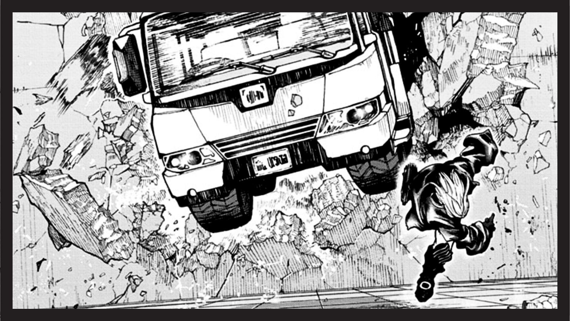 Kumanomi brings a crane truck to the battle