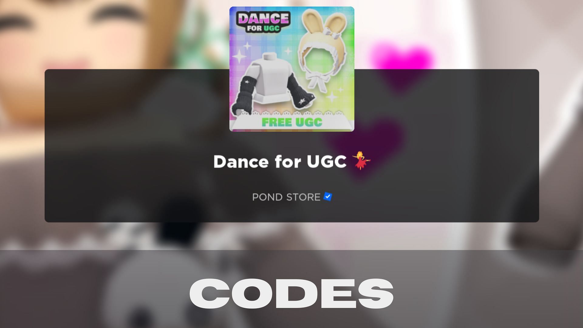 Use Dance for UGC codes to redeem free Fame Points 