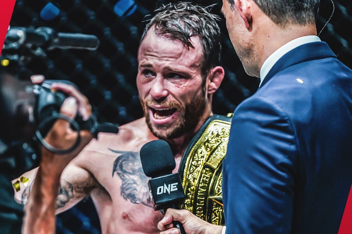 Jarred Brooks credits his wrestling background for the success he has been having in MMA. -- Photo by ONE Championship