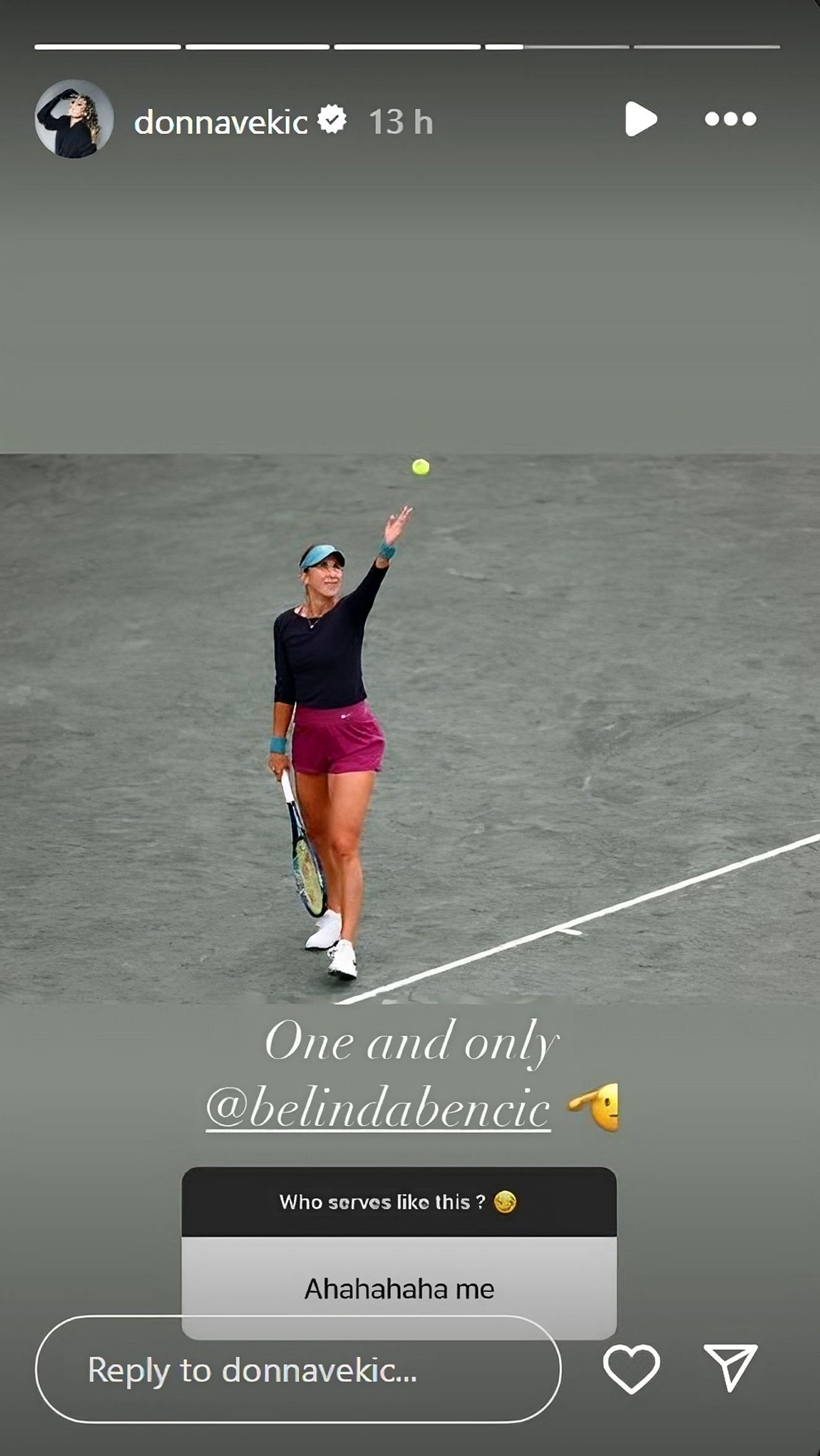 Donna Vekic on Instagram