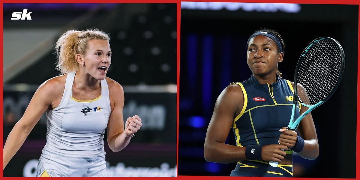 Katerina Siniakova and Coco Gauff will clash in the second round.